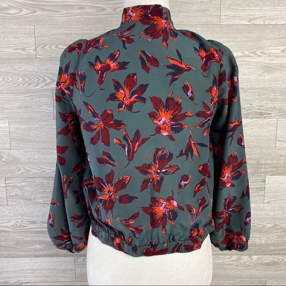 MADEWELL plus Size XXS SILK TIE-NECK WRAP TOP - Picture 7 of 9